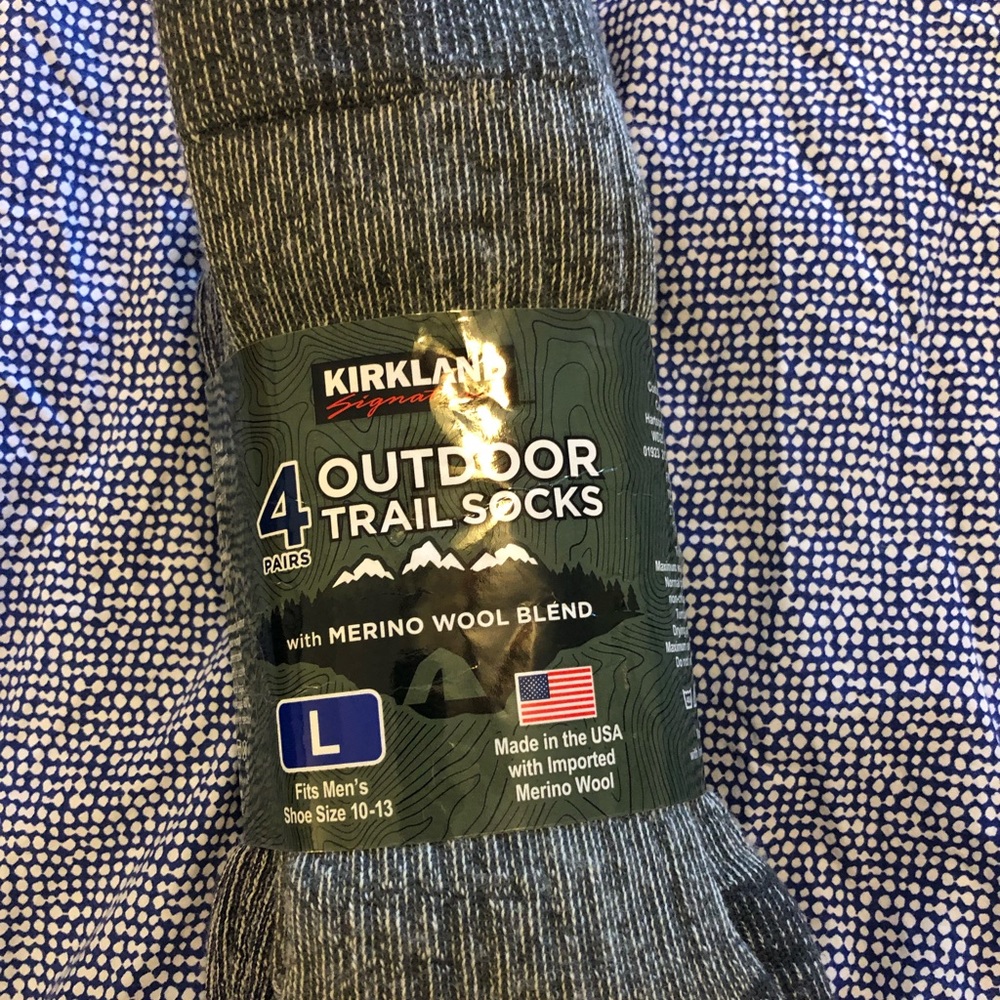 Hiking socks Merino Wool Blend by Kirkland